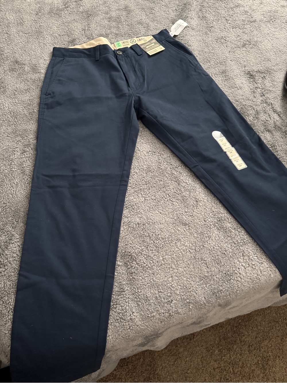 Haggar Navy Blue Men's Chinos